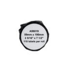 Comp Dymo 99019 Large Lever Arch File Labels (Paper) Pack of 110 S0722480 (59mm x 190mm)