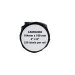 Comp Dymo S0904980 Ex Large Shipping Labels 4XL (Paper) Pack of 220 (104mm x 159mm)