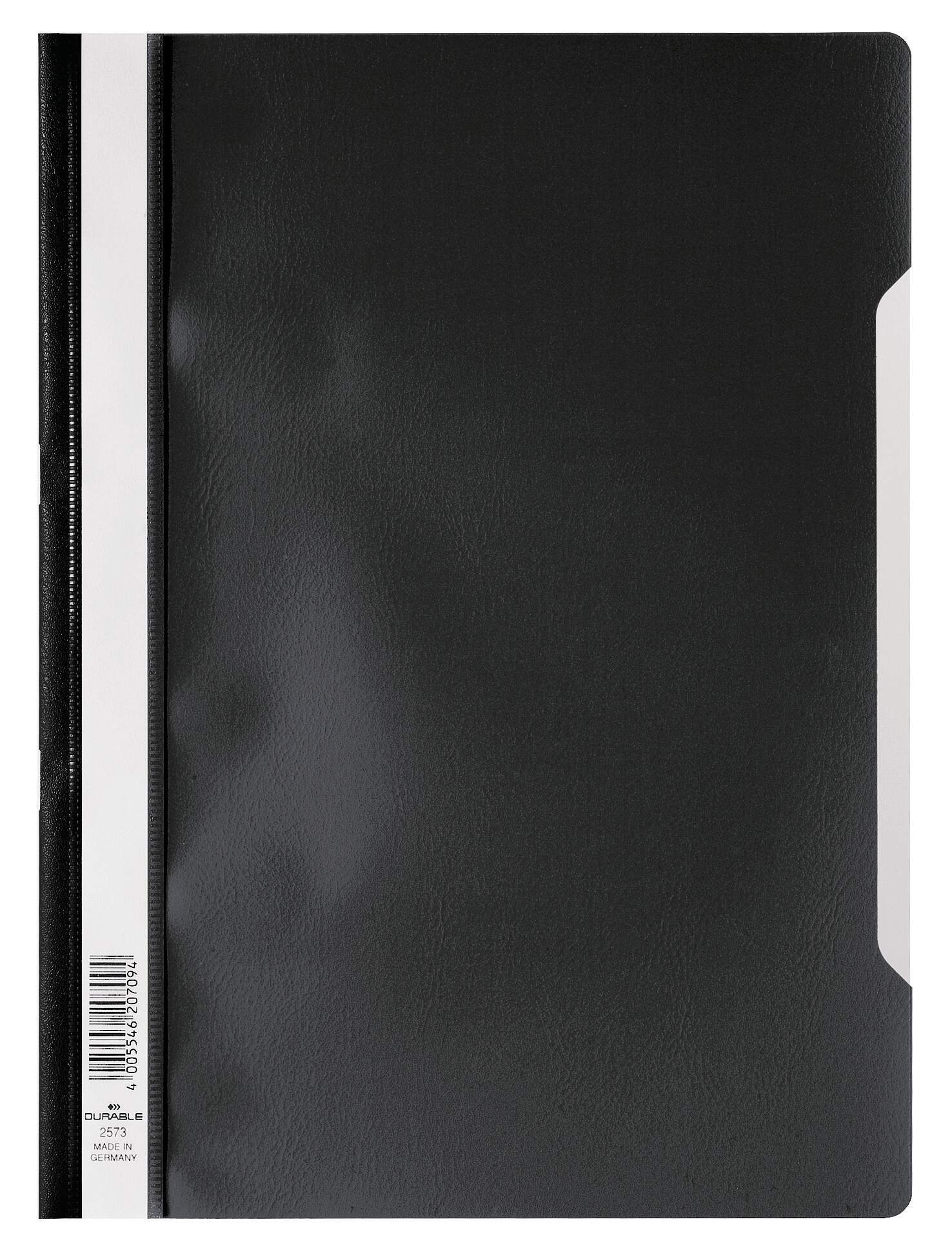 252301_1 Durable Clear View A4 Folder Black (25) - Image 1