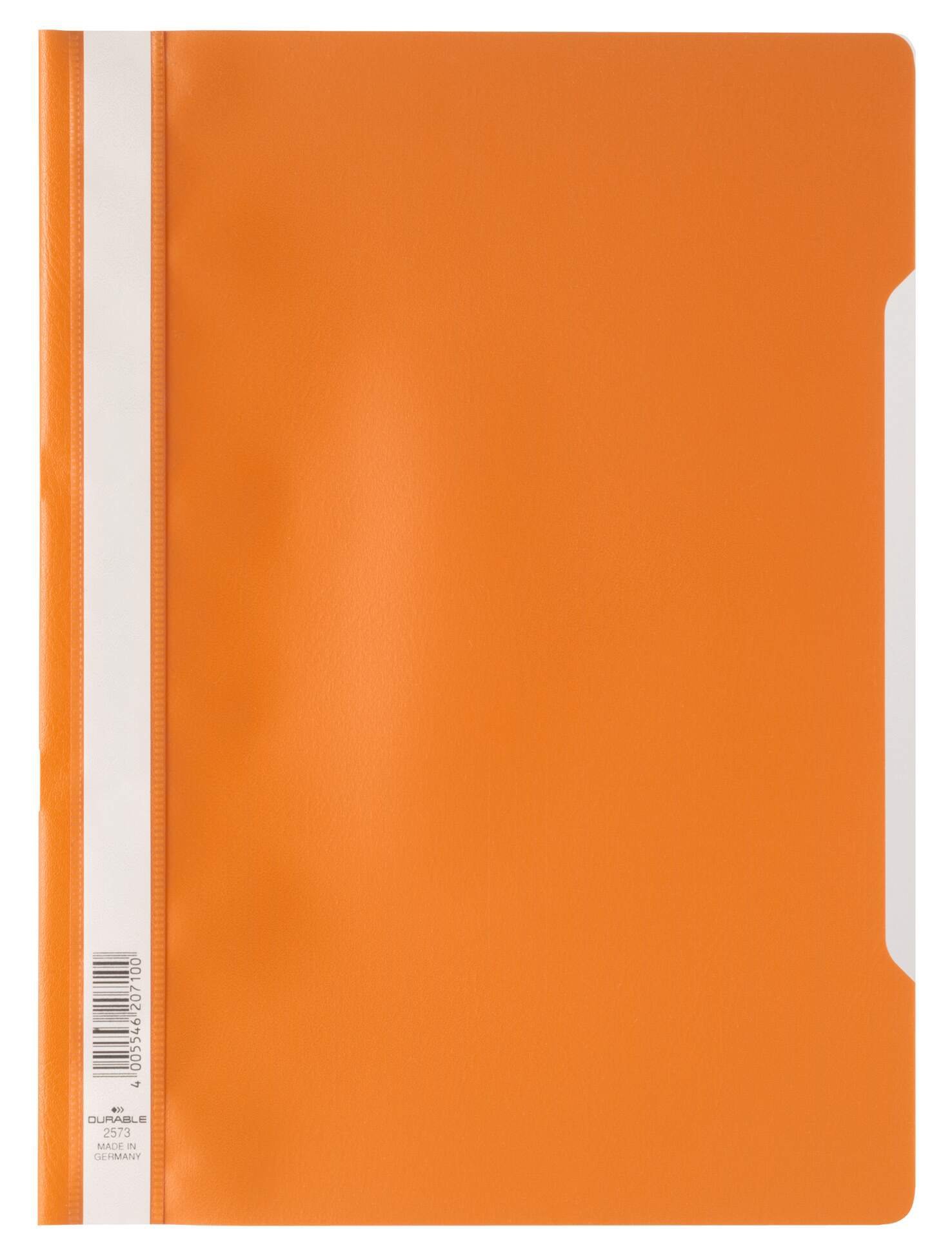 252309_1 Durable Clear View A4 Folder Orange (25) - Image 1