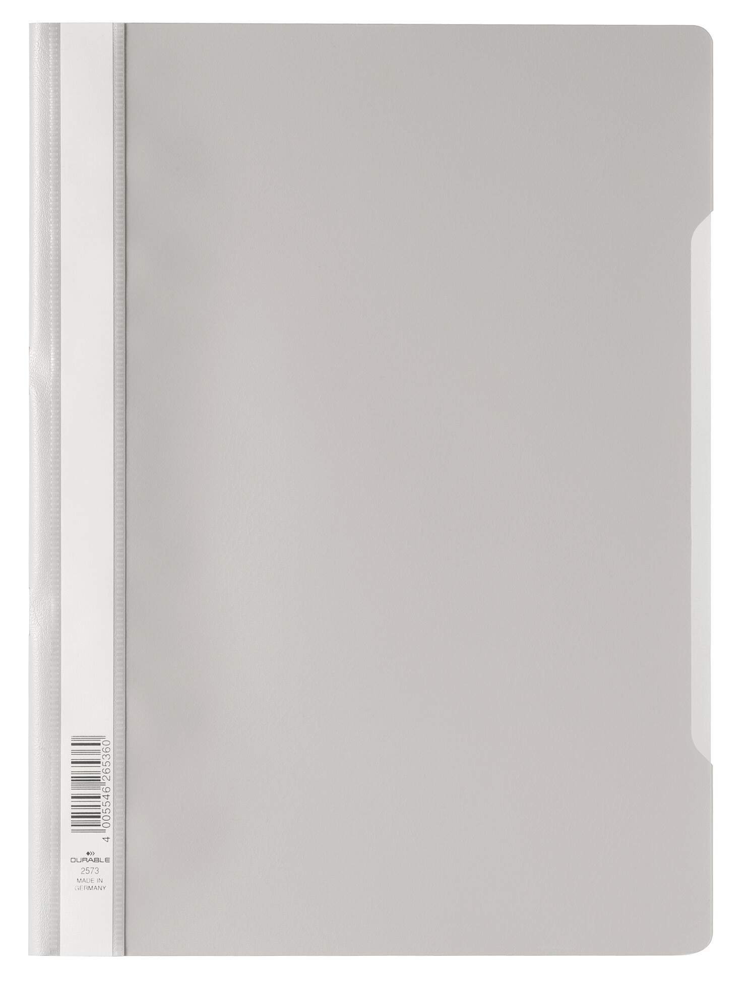 252310_1 Durable Clear View A4 Folder Grey (25) - Image 1