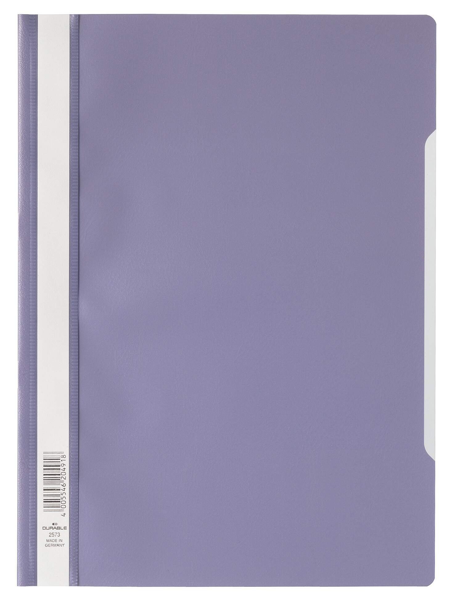 252312_1 Durable Clear View A4 Folder Purple (25) - Image 1