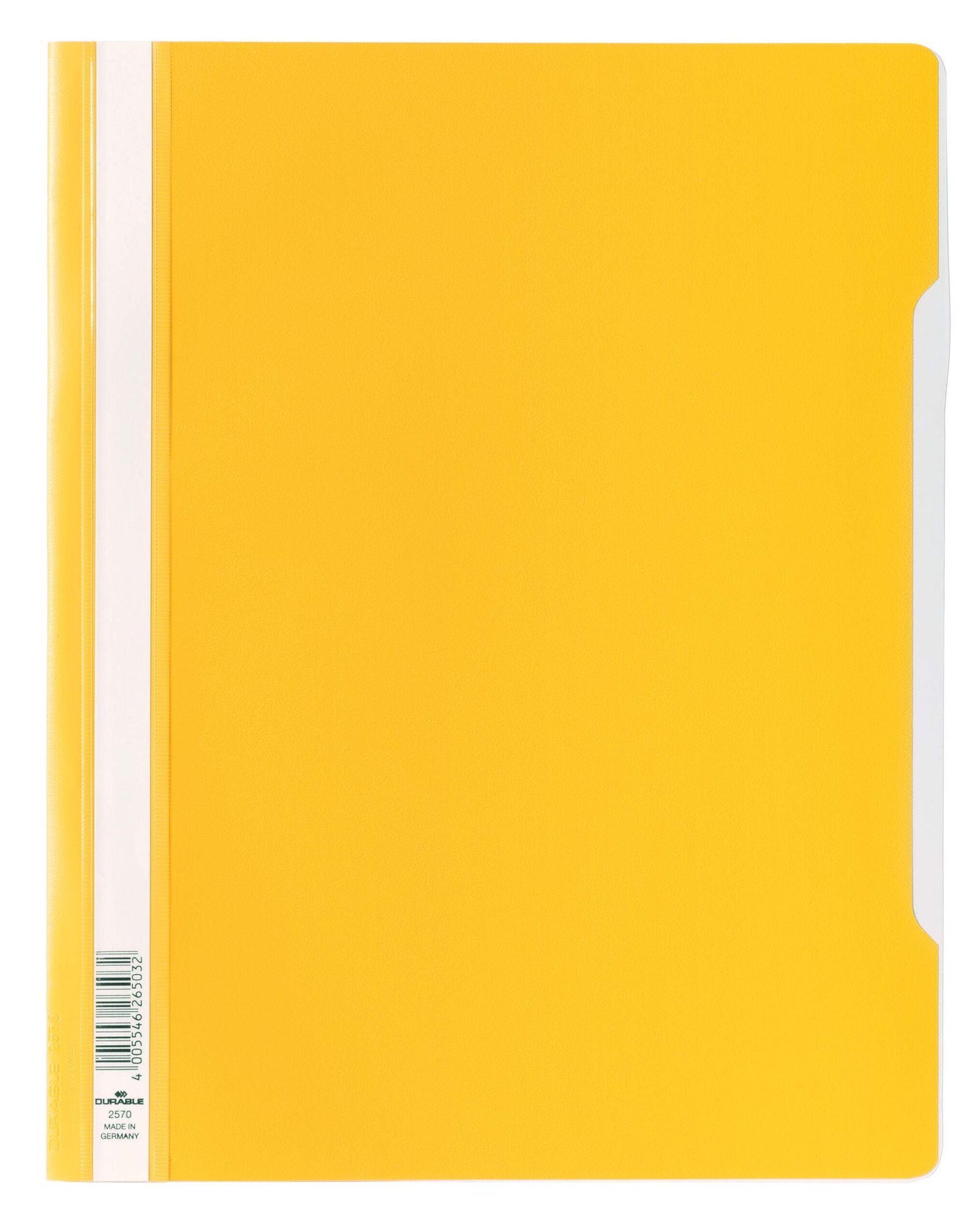 257004_1 Durable Clear View A4 Folder Yellow (50) - Image 1