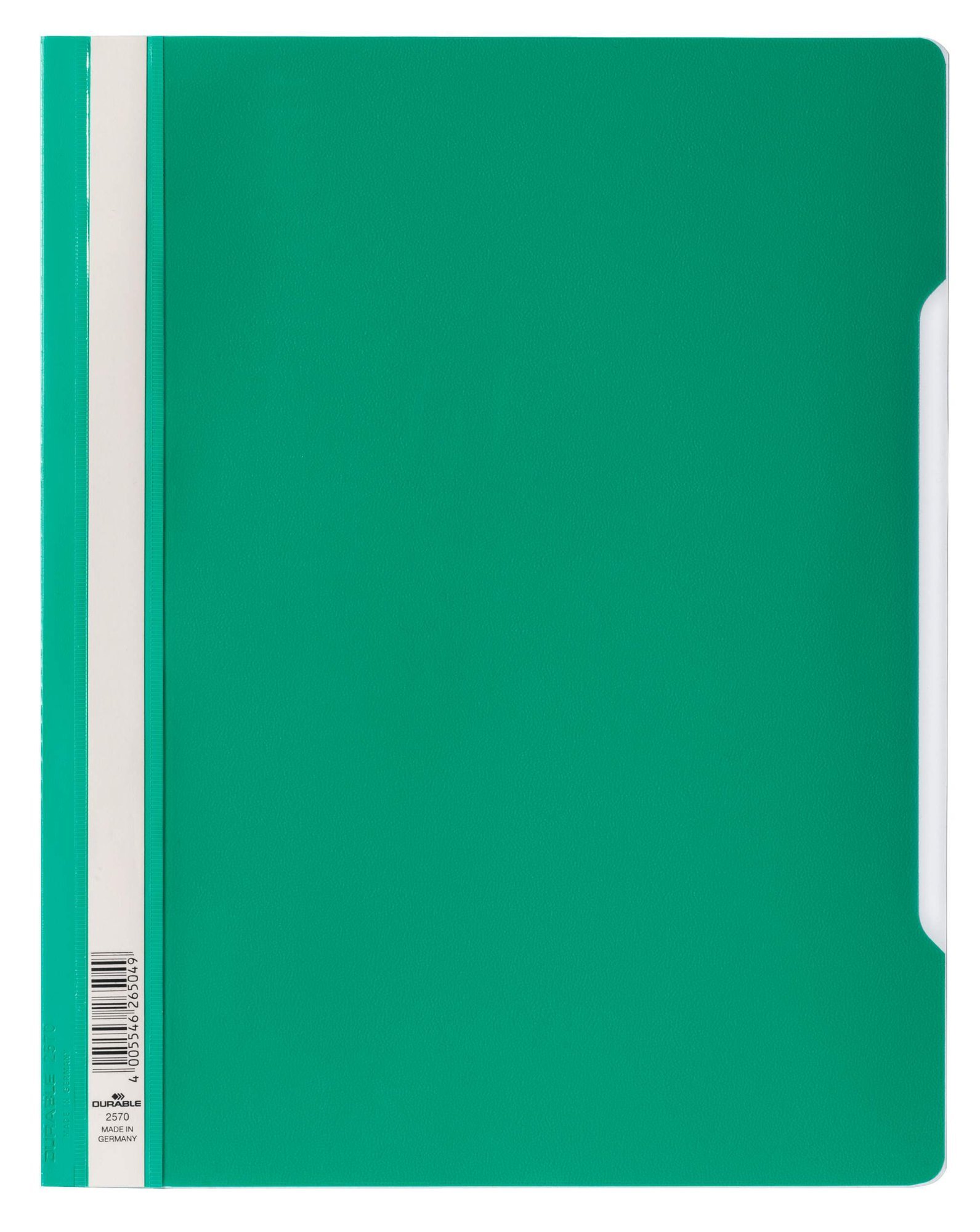 257005_1 Durable Clear View A4 Folder Green (50) - Image 1