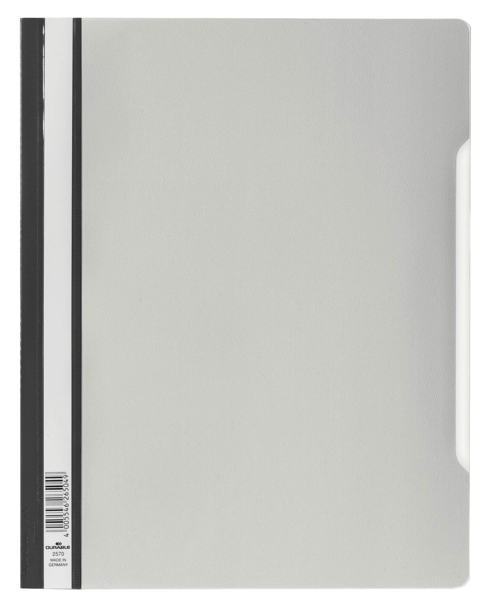 257010_1 Durable Clear View A4 Folder Grey (50) - Image 1