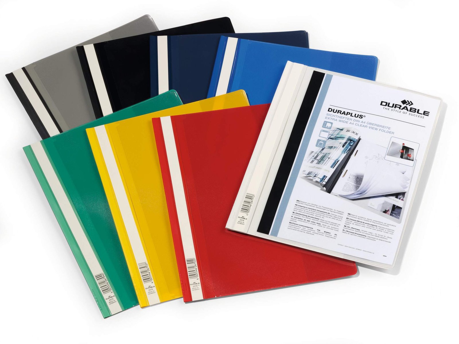 257900_1 Durable DURAPLUS A4+ Folder Assorted (25) - Image 1