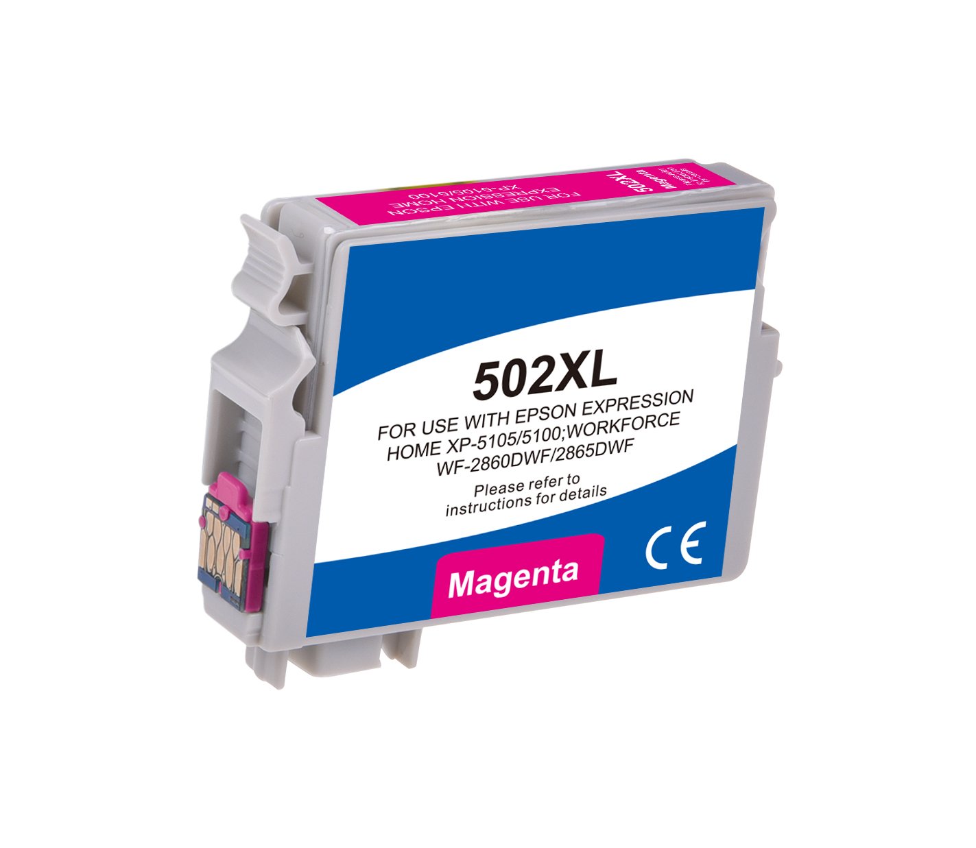 26510504 Comp Epson G+G 502XLM Hi Cap Magenta Ink Ctg C13T02W34010 - Image 1