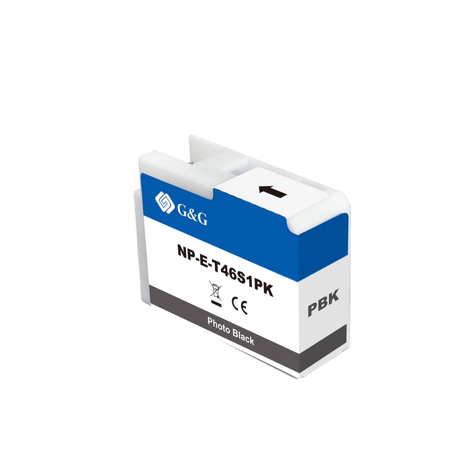 26510700-1 Comp Epson G+G T46S1 Photo Black Ink Cartridge C13T46S100 - Image 1