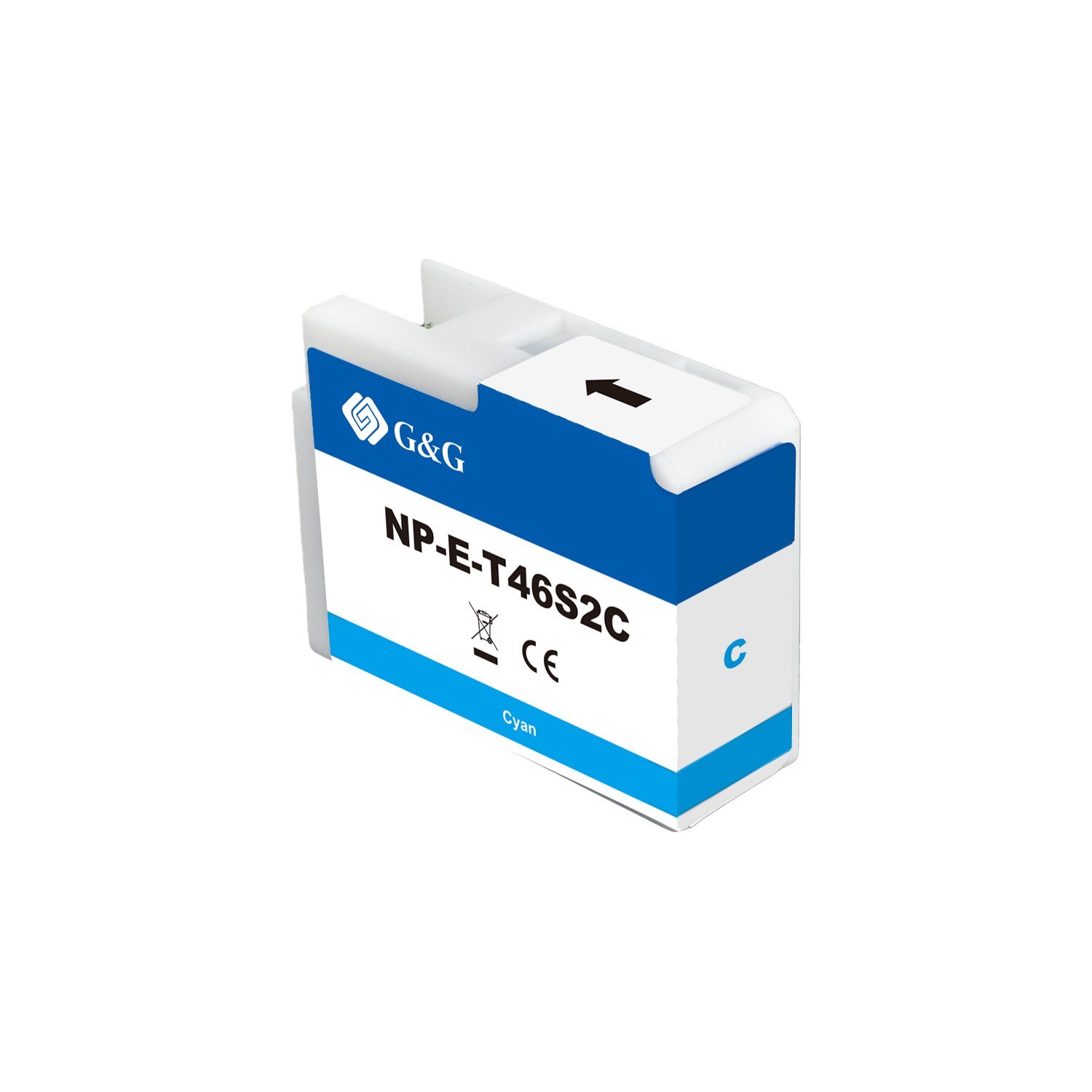 26510701-1 Comp Epson G+G T46S2 Cyan Ink Cartridge C13T46S200 - Image 1