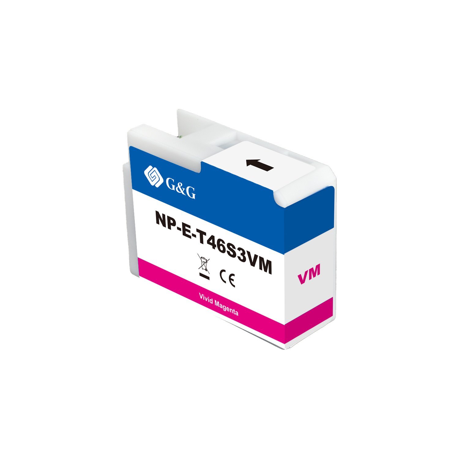 26510702-1 Comp Epson G+G T46S3 Vivid Magenta Ink Cartridge C13T46S300 - Image 1