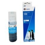 Comp Epson 102 Ecotank Cyan Ink Bottle C13T03R240 - UNBOXED