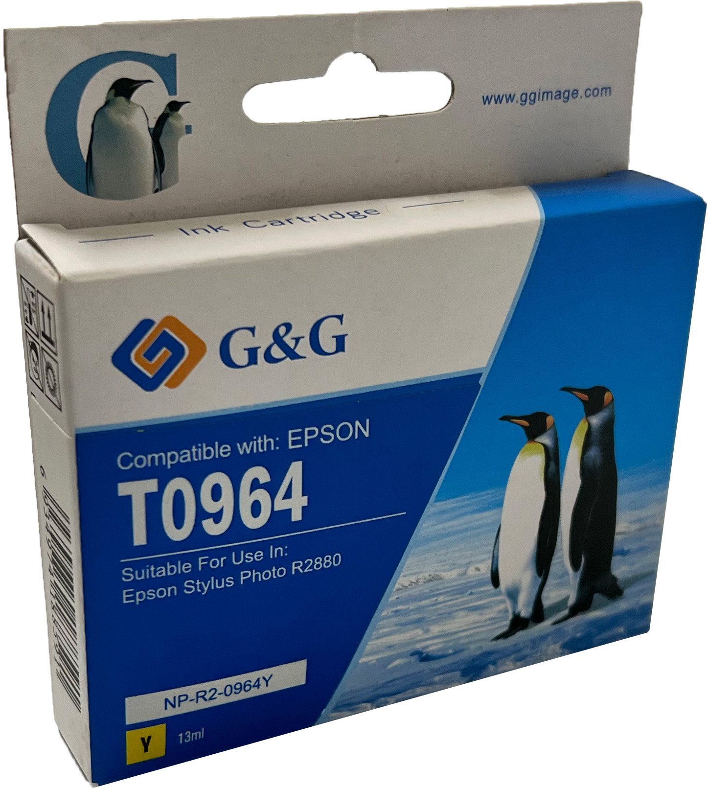 26512803 Comp Epson G+G T0964 Yellow Ink Ctg C13T09644010 - Image 1