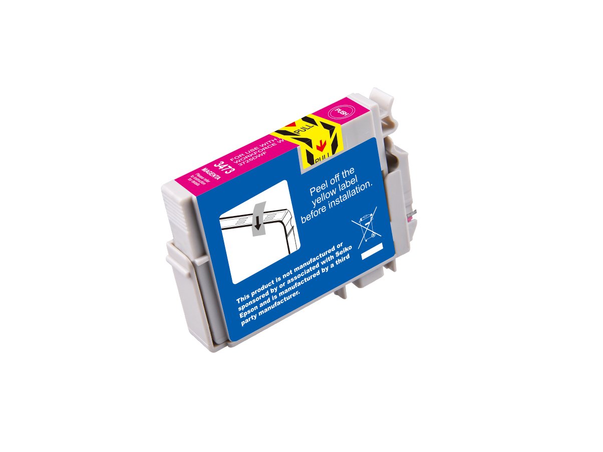 26513473 Comp Epson G+G T3473 (34XL) Magenta Hi Cap Ink T34734010 NP-R-3473M(PG) - Image 1