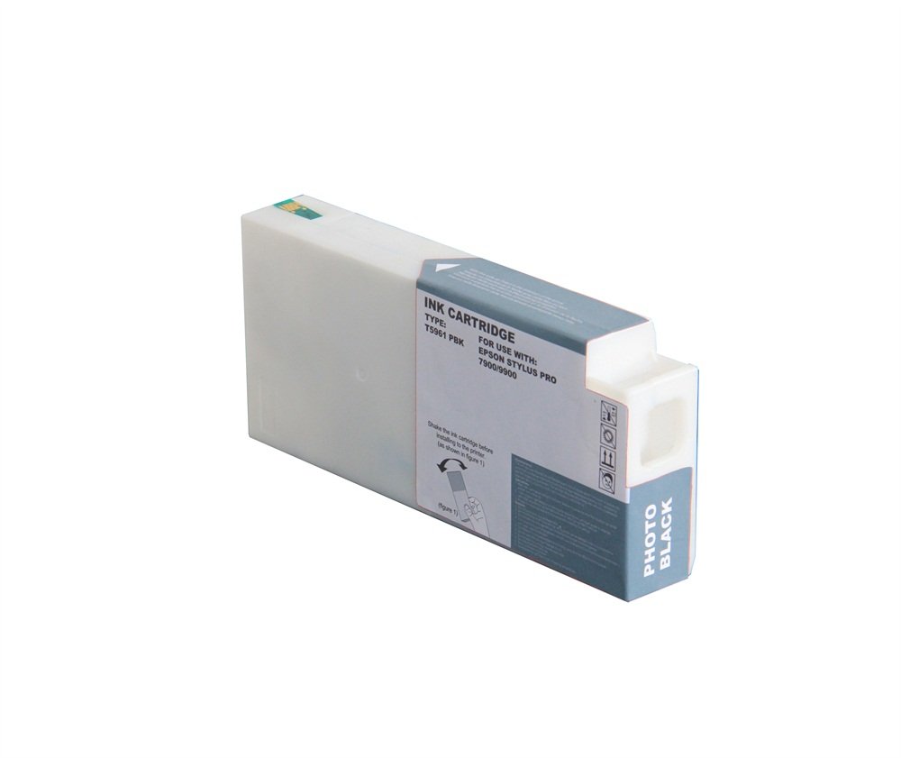 26515961 Comp Epson T5961 Photo Black Ink Ctg C13T596100 - Image 1