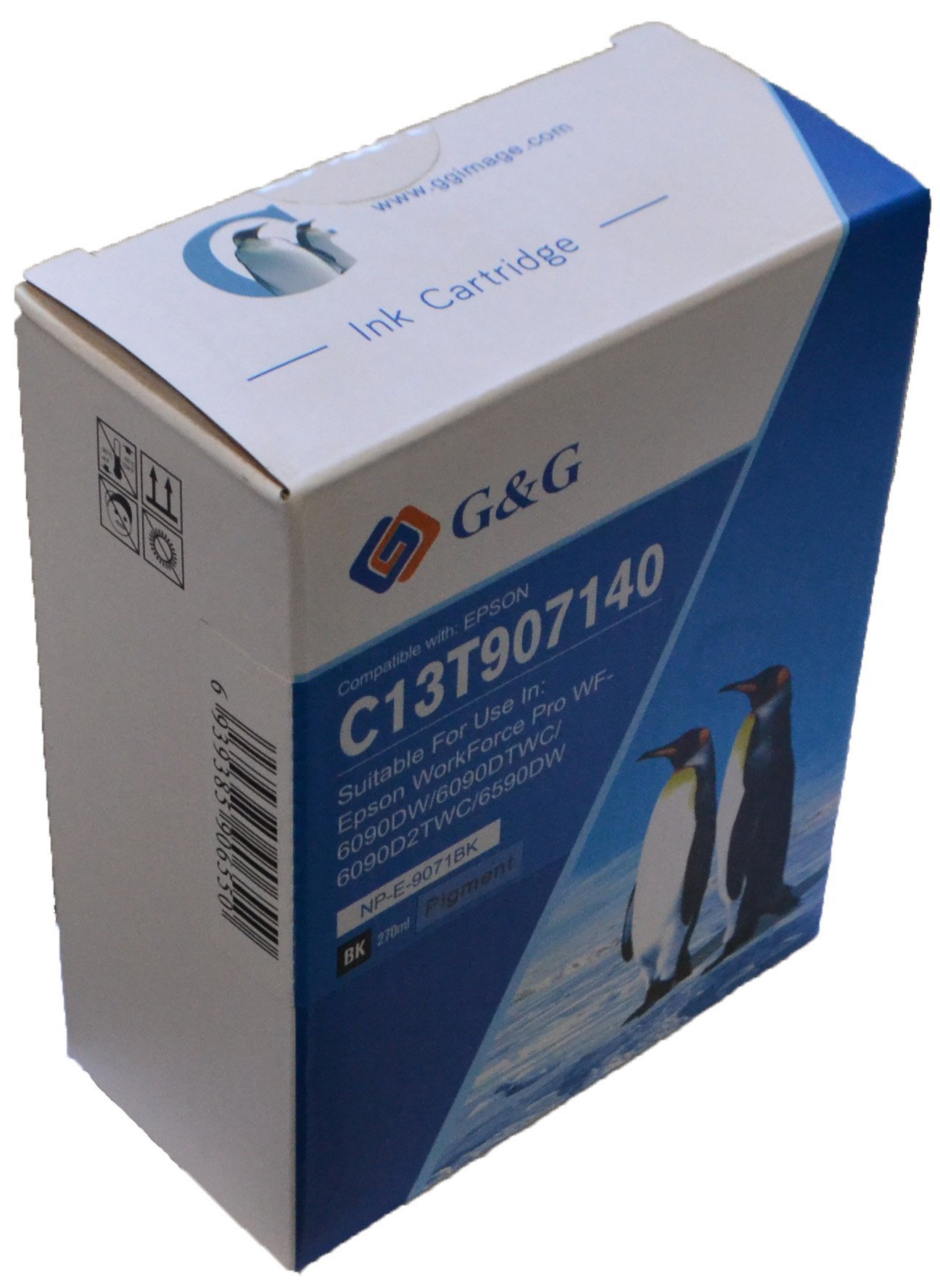 26516590 Comp Epson G+G T9071 Extra High Capacity Black Ink Ctg C13T907140 - Image 1