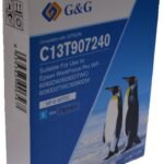Comp Epson G+G T9072 Extra High Capacity Cyan Ink Ctg C13T907240