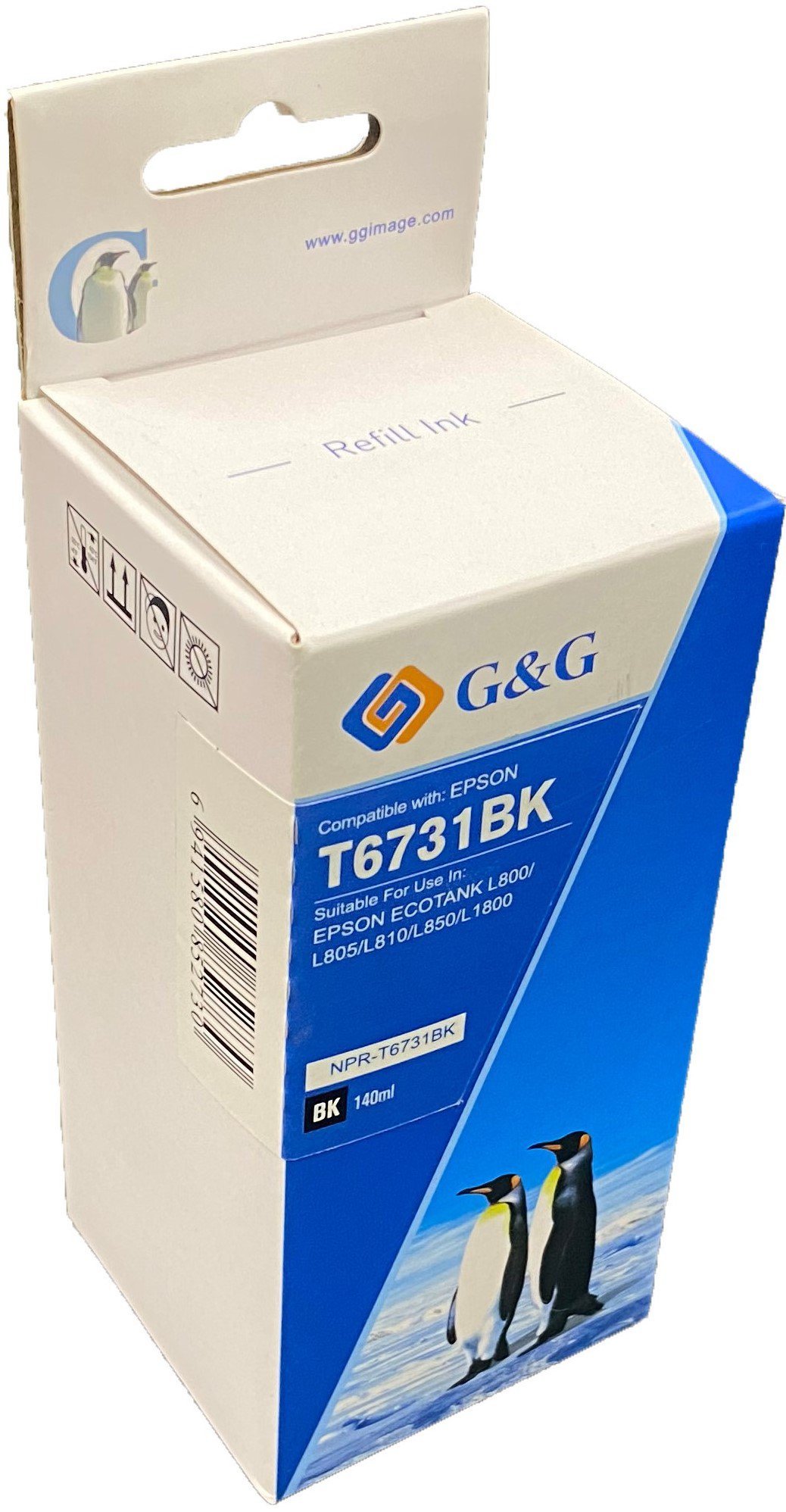 26516731 Comp Epson C13T67314A Black Ink Bottle - Image 1