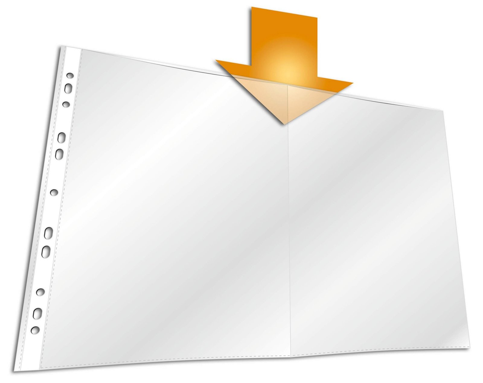 2671_19_ill_a Durable BUSINESS Side Punched Pocket A3 (10) - Image 1