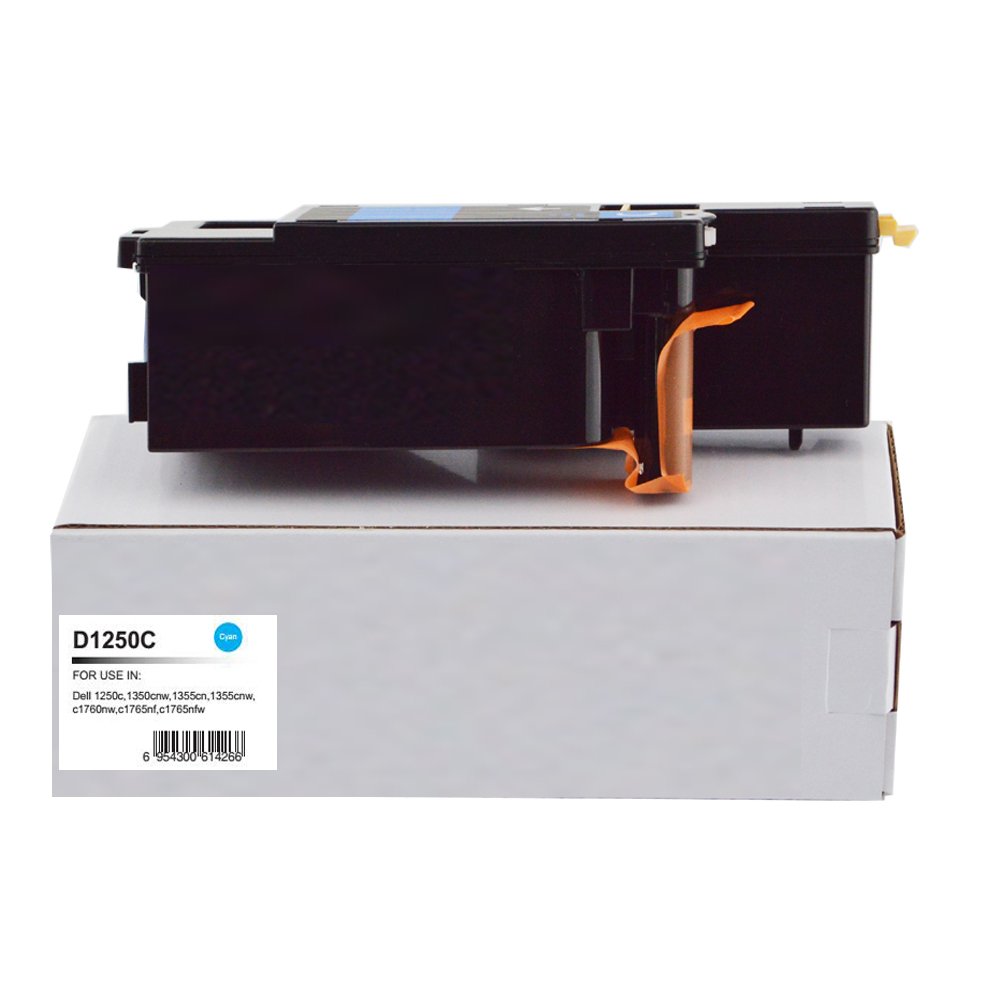 28131252 Comp Dell 1250 Cyan Toner 593-11021 - Image 1
