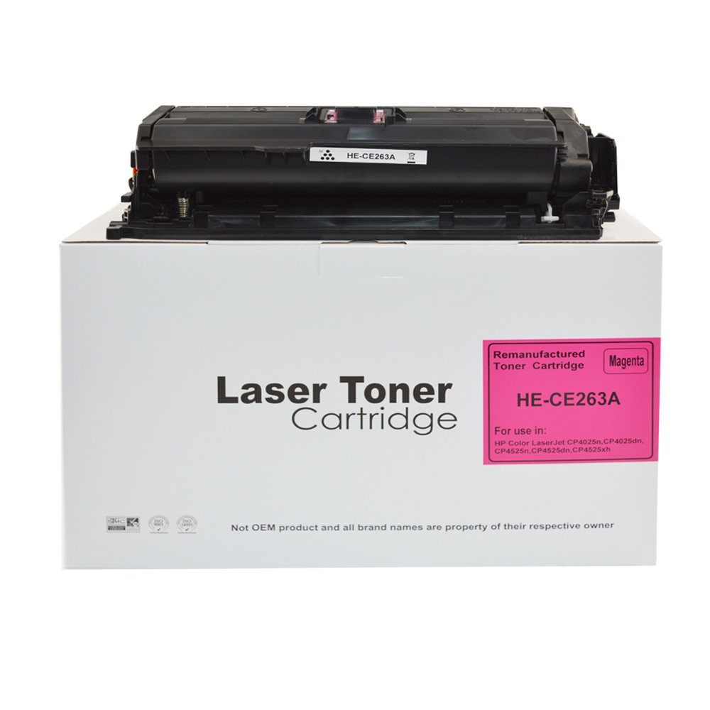 30130263 Reman HP Laserjet CP4025 Magenta CE263A Toner HP648A - Image 1