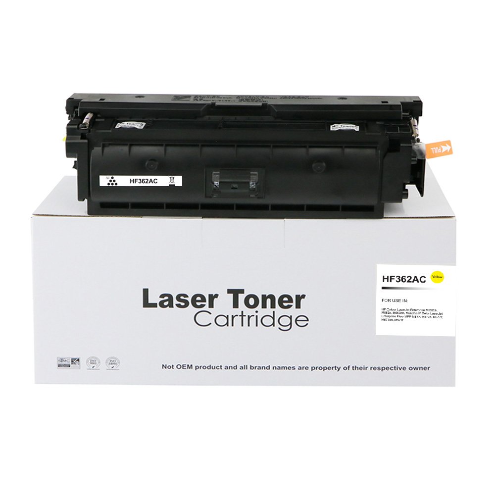 30130362 Comp HP CF362A Std Yld Yellow Toner Ctg also for 508A - Image 1