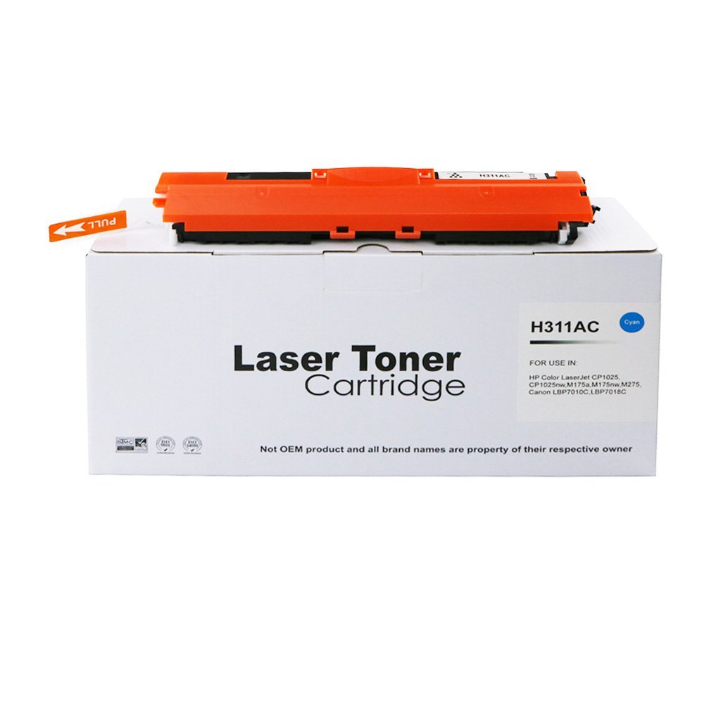 30131026 Comp HP CE311A Cyan Toner Ctg also for 126A Canon 729 4369B002AA - Image 1