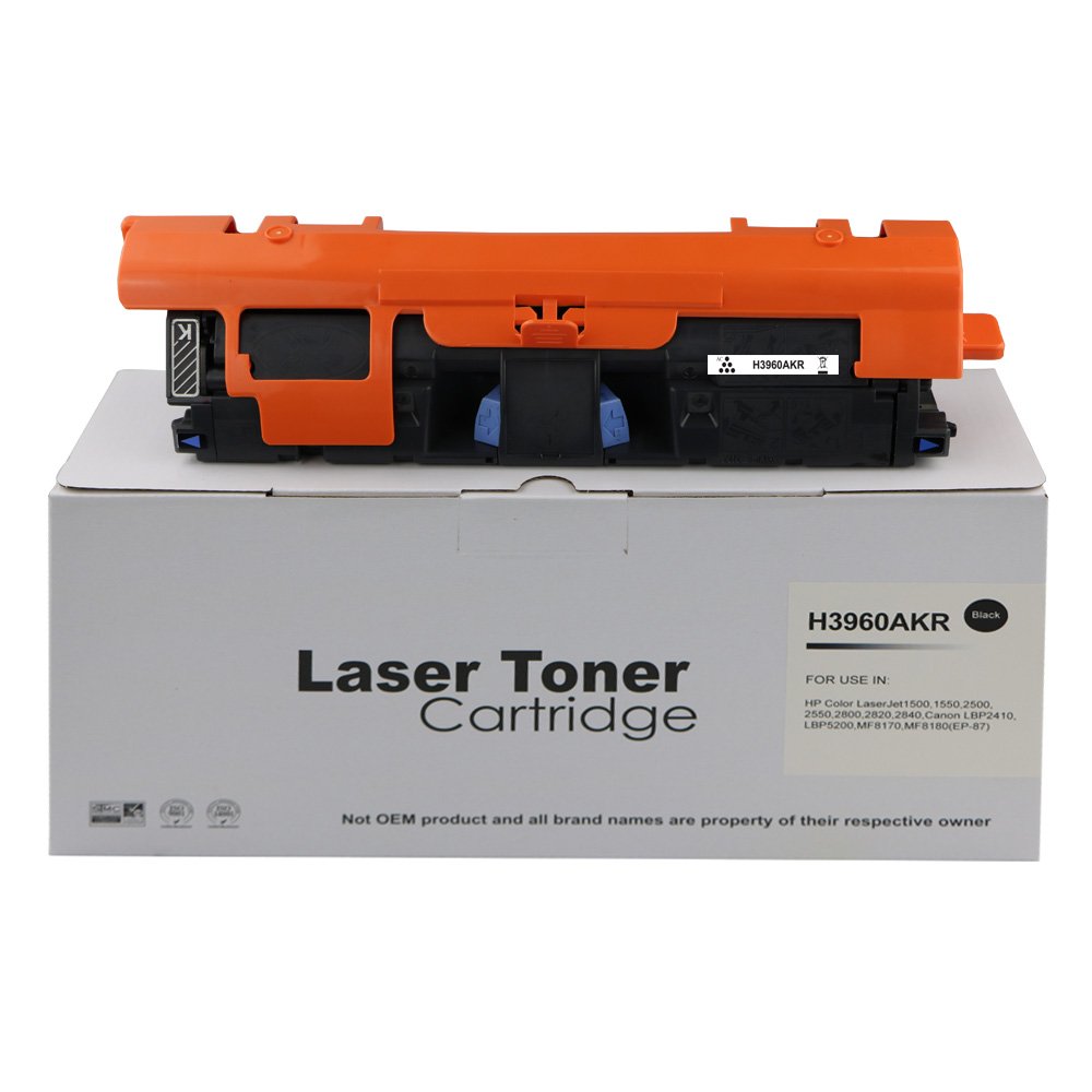 30132550 Reman HP 2500 Black Q3960A Toner Ctg also for C9700A Canon EP701BK - Image 1