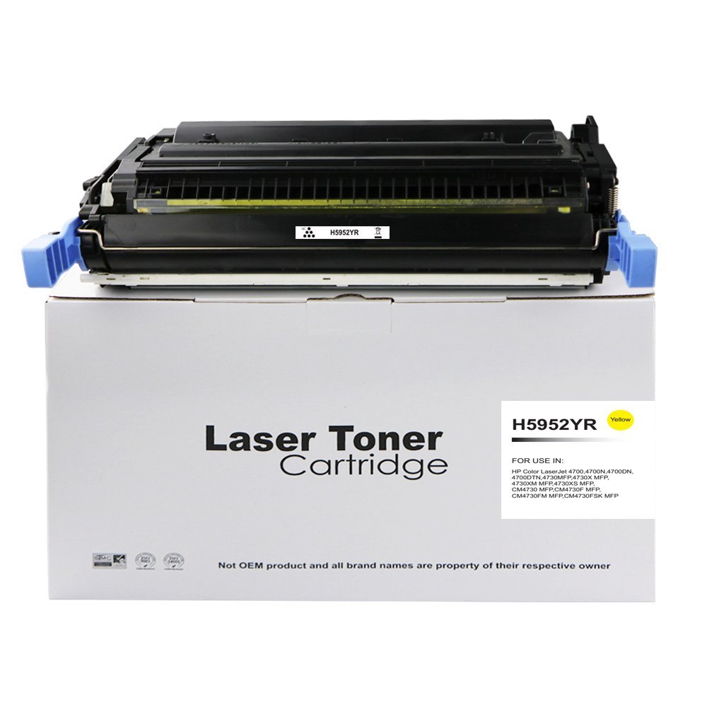 30134704 Reman HP Laserjet 4700 Yellow Q5952A Toner - Image 1