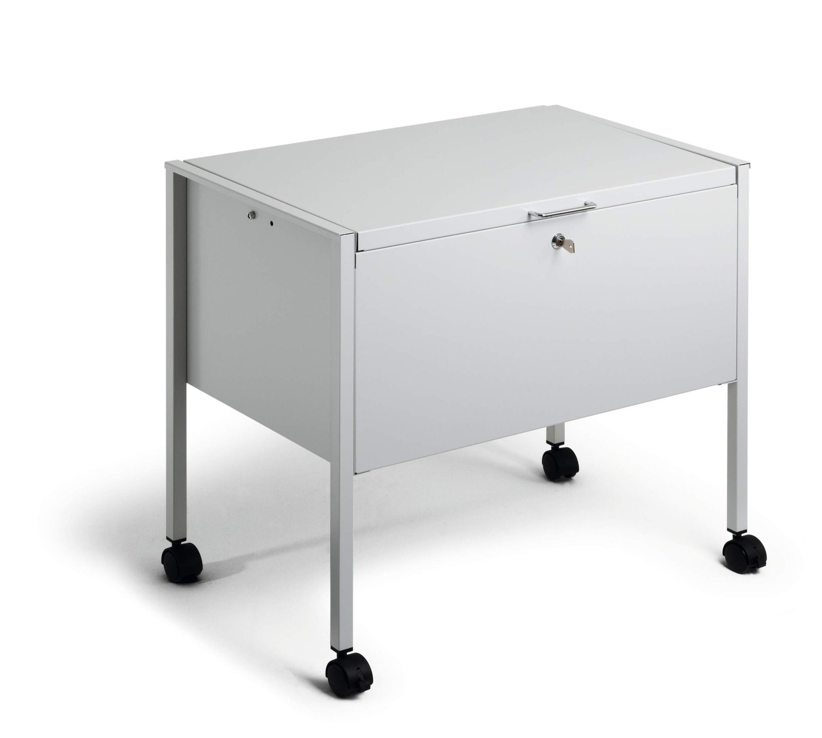 309810_1 Durable ECONOMY TOP File Trolley 80 Grey - Image 1