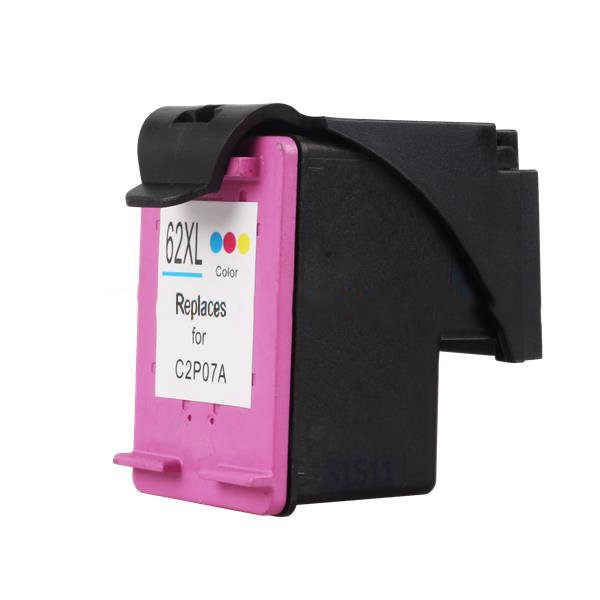 31510063 Reman HP C2P07AE Hi Cap Tri Colour Ink Ctg HP 62XL - Image 1