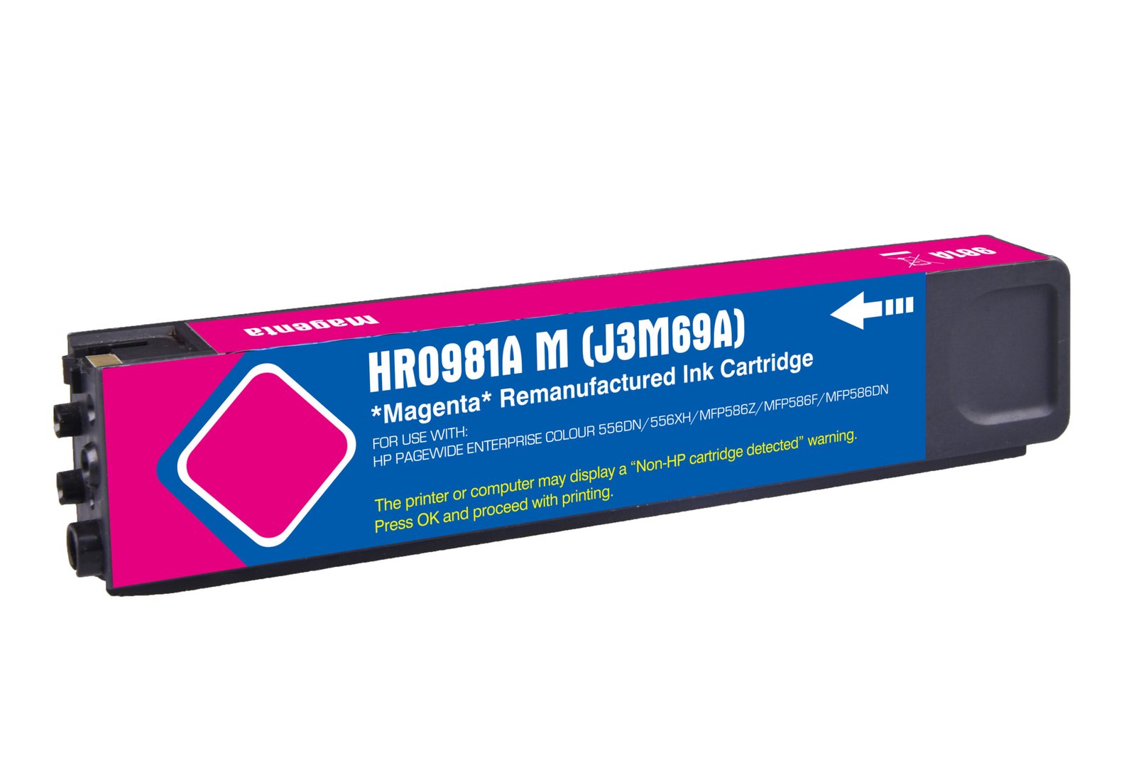 31510069 Reman HP G+G 981A Magenta Ink Ctg J3M69A HP 981A - Image 1