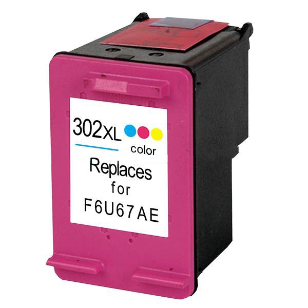 31510303 Reman HP F6U67AE Hi Cap Tri Colour Ink Ctg HP 302XL - Image 1