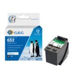 Reman HP G+G 652 Black Ink Cartridge F6V25AE - Higher yield than OEM