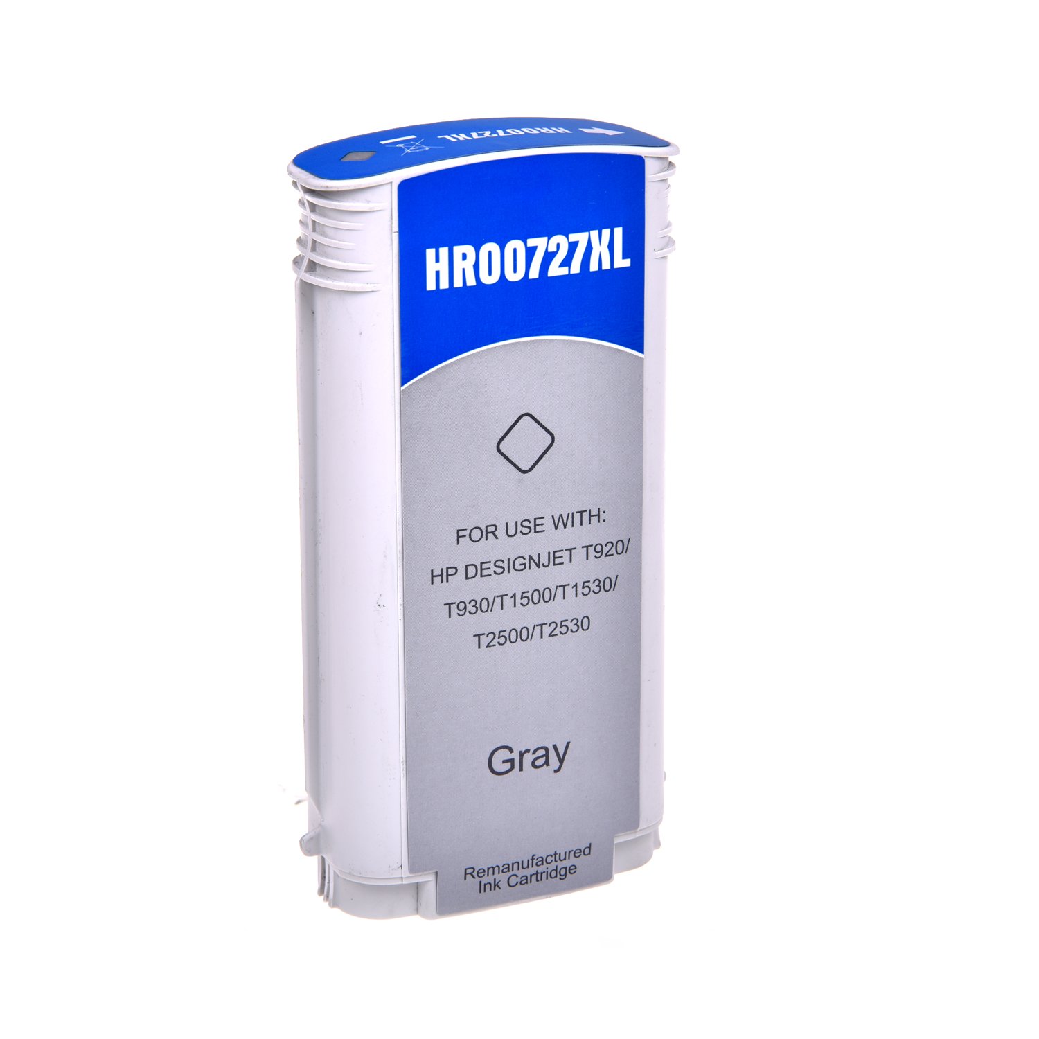 31510732 Reman HP G+G 727GY Grey Wide Format Ink Ctg B3P24A - Image 1