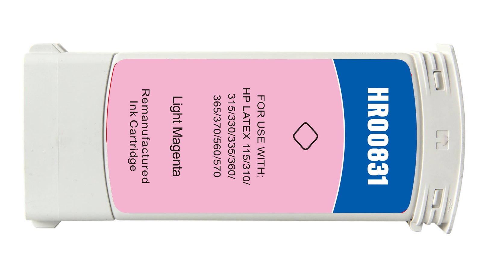 31510836 Reman HP G+G 831 Light Magenta Latex Wide Format Ink Ctg CZ699A HP 831 - Image 1