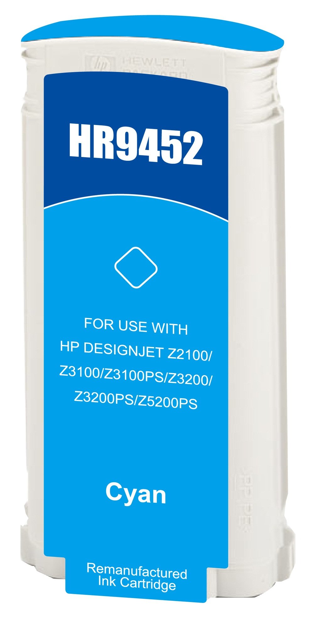 31519452 Reman HP C9452A Cyan Wide Format Ink Ctg HP 70 - Image 1