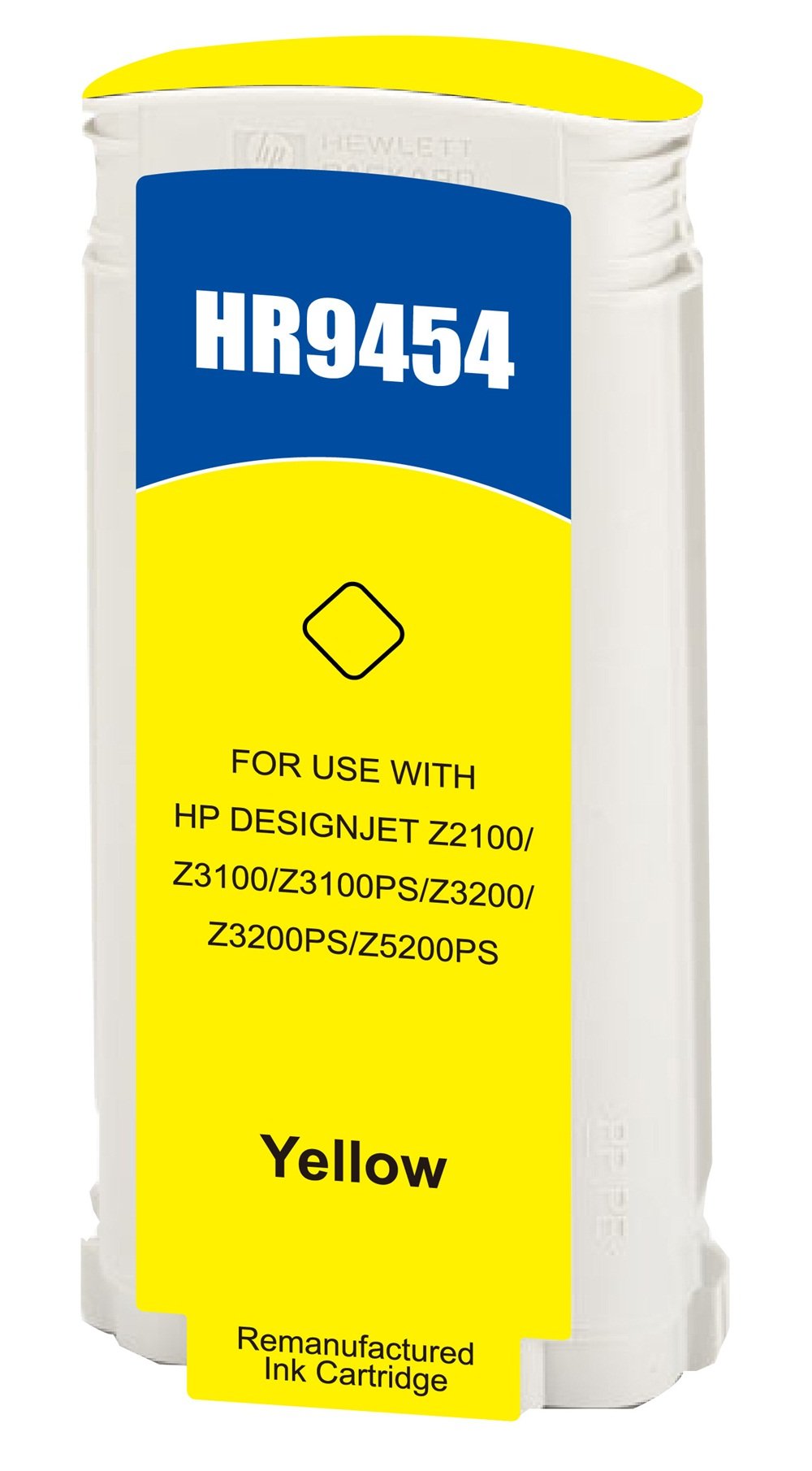 31519454 Reman HP C9454A Yellow Wide Format Ink Ctg HP 70 - Image 1