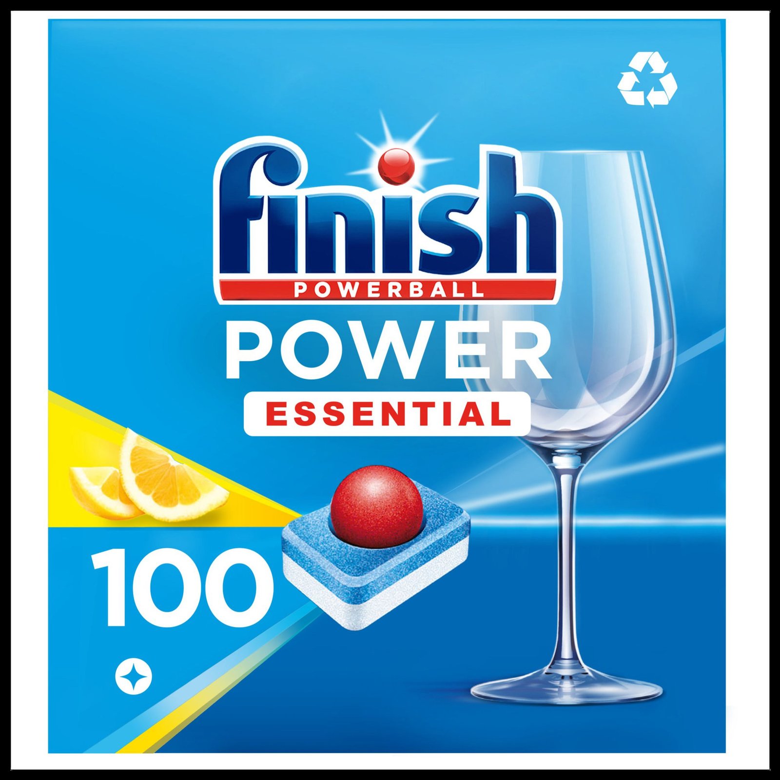 3204783 Finish Power Essential Lemon 100 Tabs (1) - Image 1