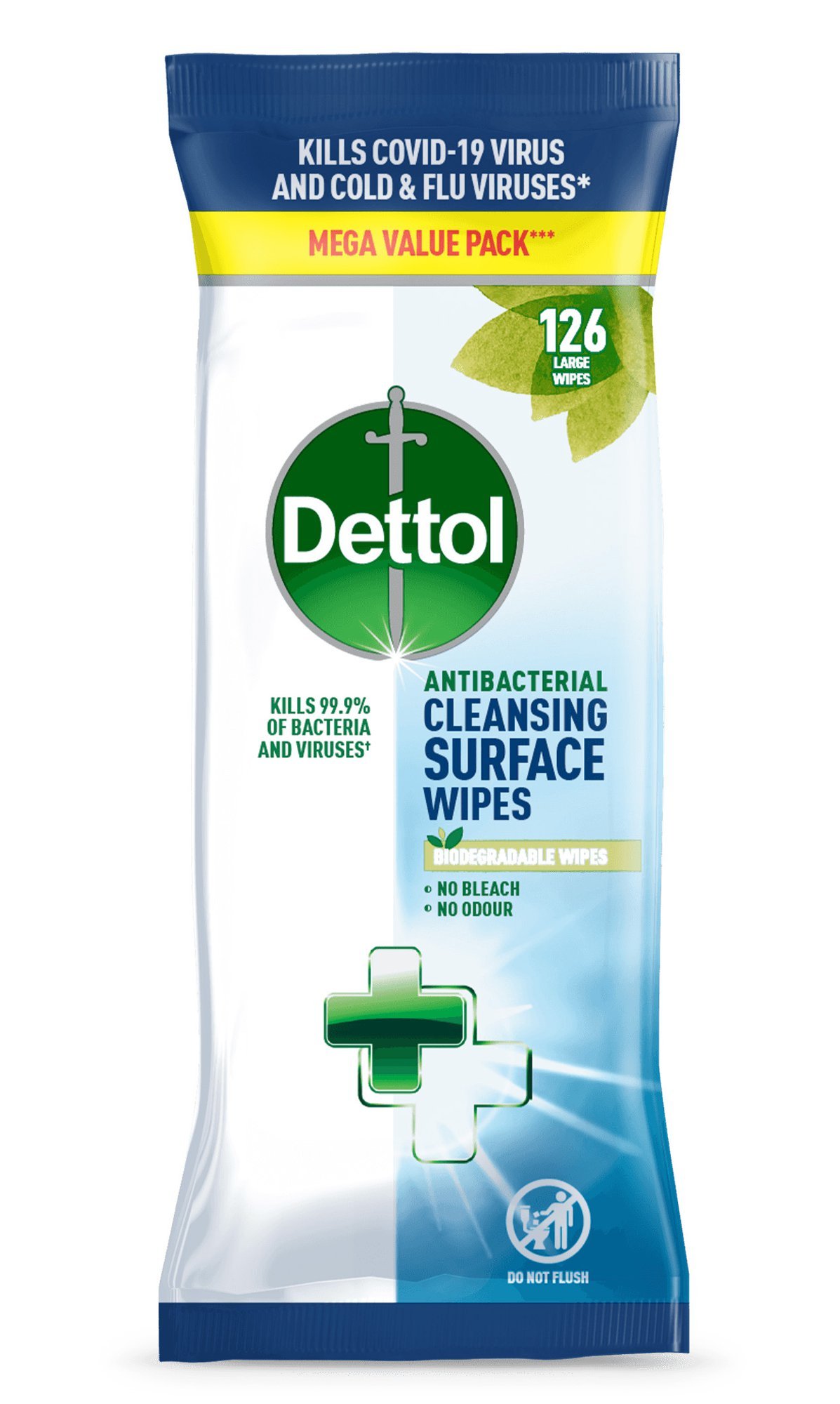 3244832 Dettol Surface Cleanser 126 Wipes (1) - Image 1