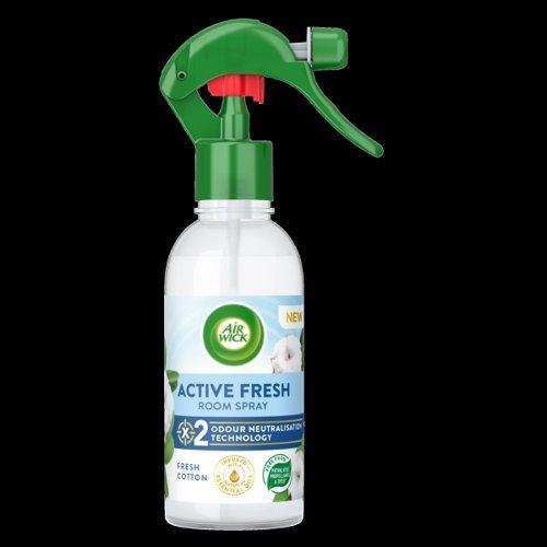 3247159 Air Wick Active Fresh Room Spray Fresh Cotton 237ml (1) - Image 1