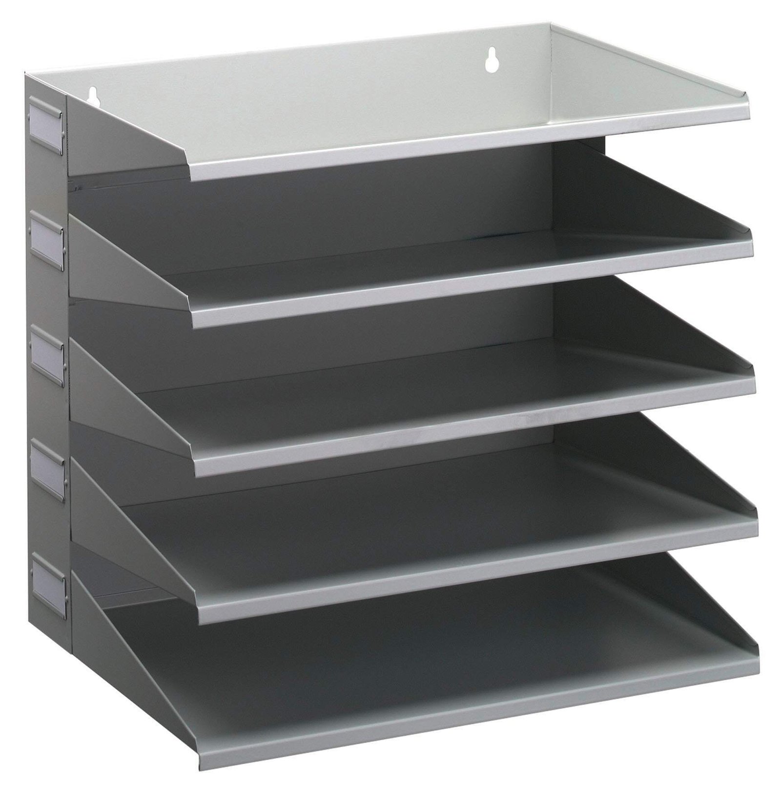 336010_1 Durable 5 Compartment Letter Tray Metal - Image 1