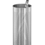 Durable Metal Umbrella Stand Silver