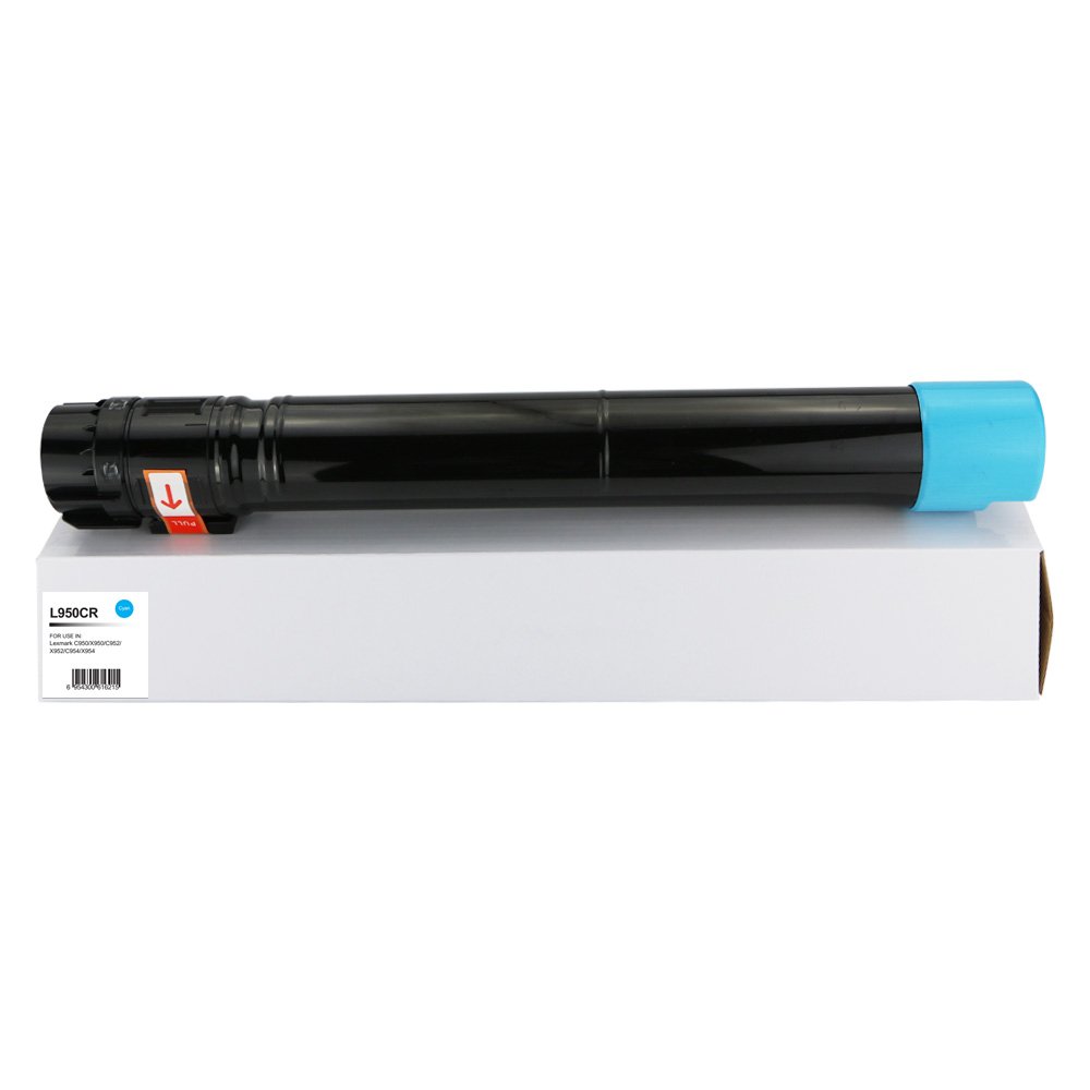 35130952 Reman Lexmark C950 Cyan Toner C950X2CG - Image 1