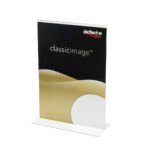 Deflecto A4 Portrait Stand Up Sign Holder