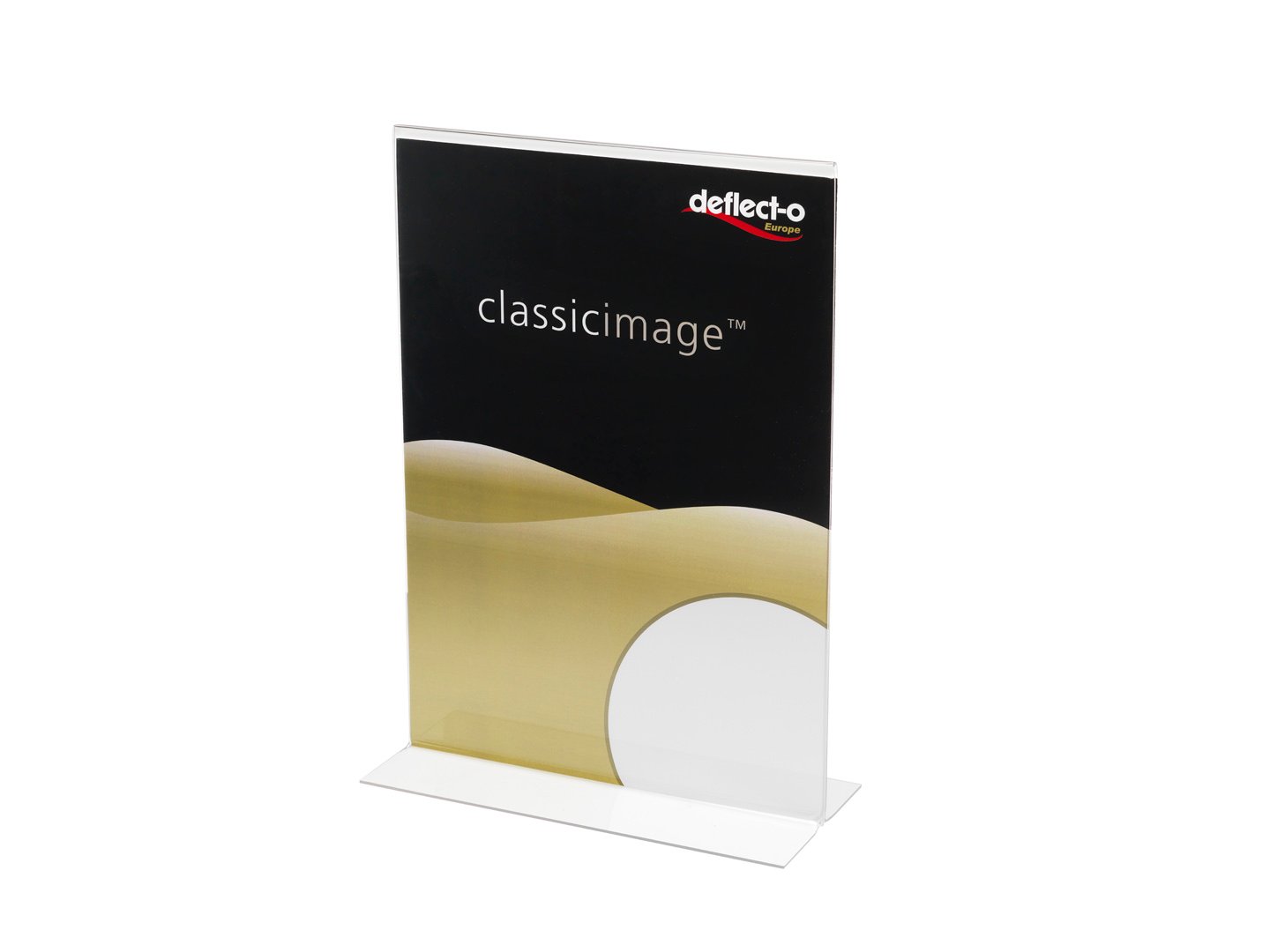 47801 Deflecto A4 Portrait Stand Up Sign Holder - Image 1
