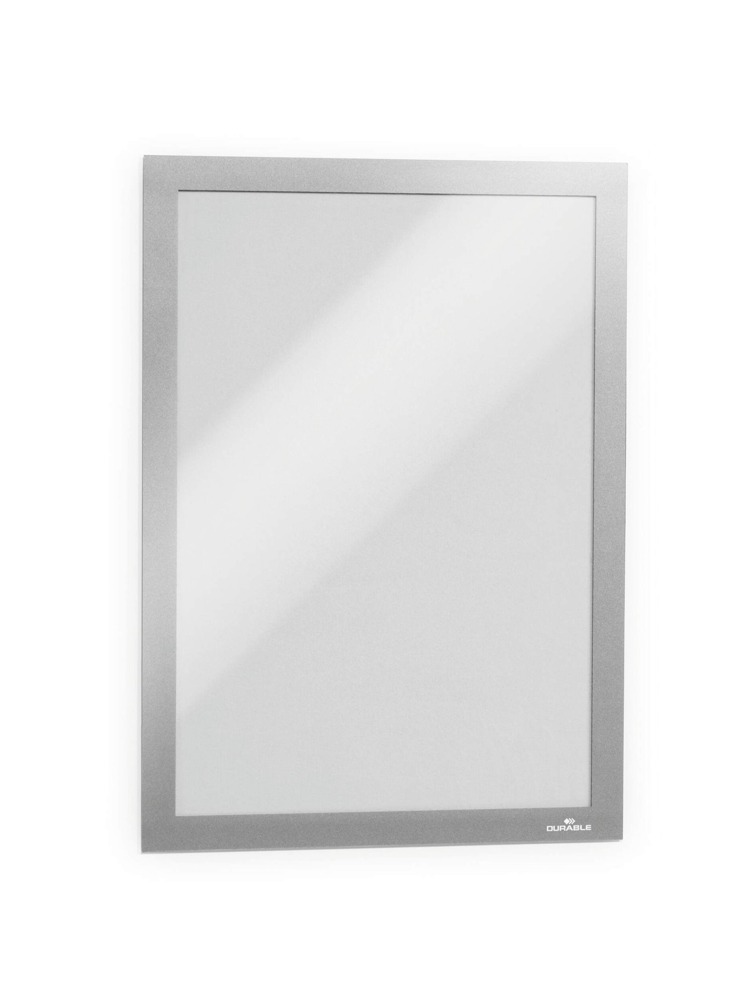 487223_1 Durable DURAFRAME Adhesive A4 Silver (2) - Image 1