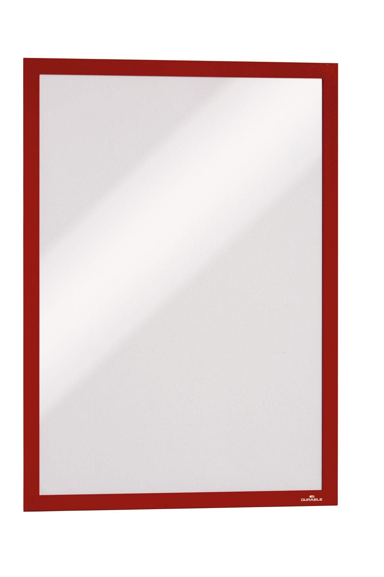 487303_1 Durable DURAFRAME Adhesive A3 Red (2) - Image 1