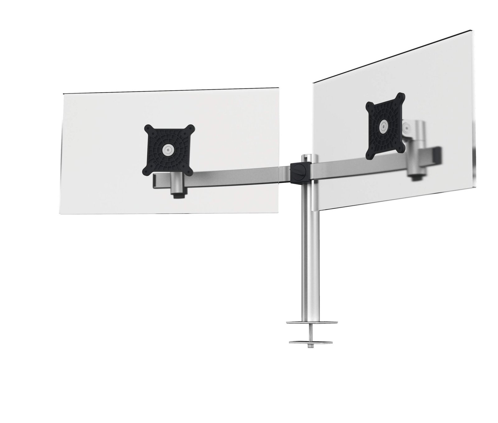508623_1 Durable 2 Monitor Mount Through Desk - Image 1