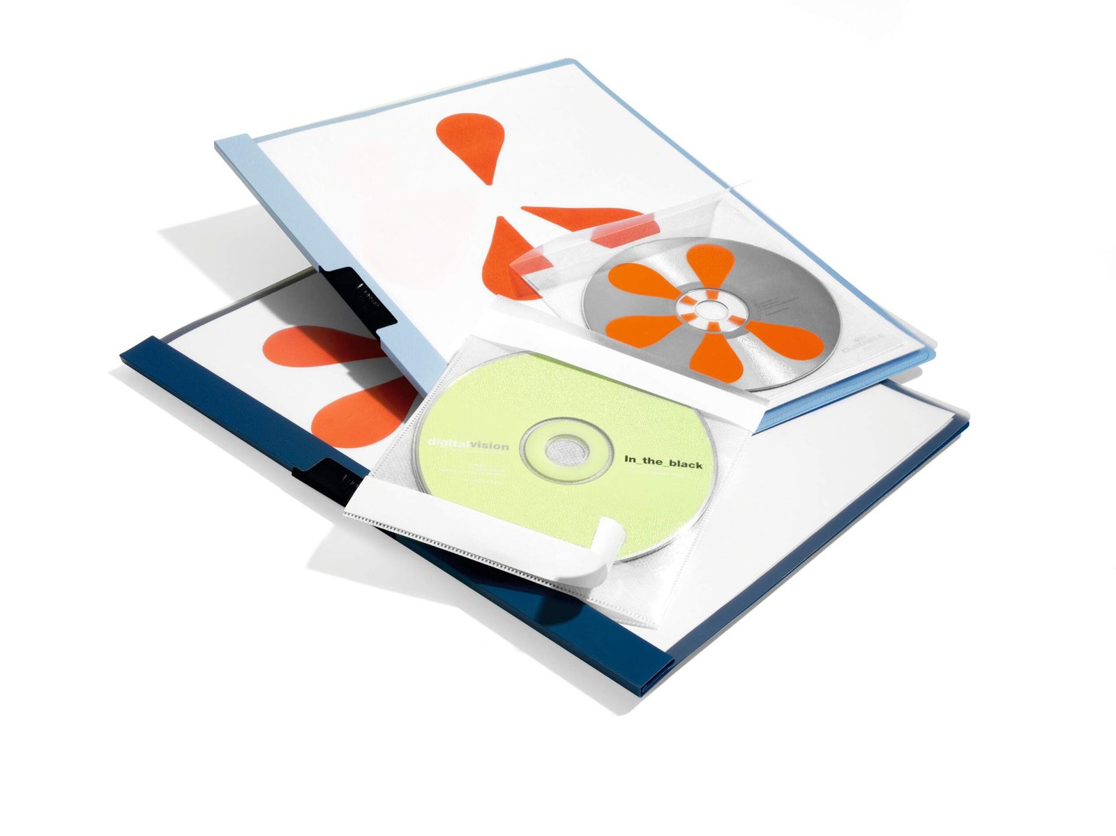 521019_1 Durable CD/DVD Self-Adhesive CD Pocket (10) - Image 1