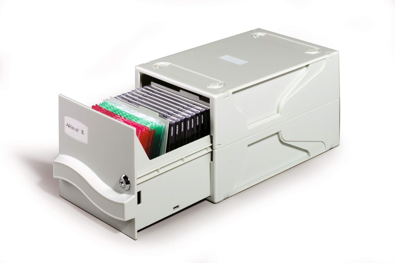 525610_1 Durable CD/DVD Multimedia Storage Box - Image 1